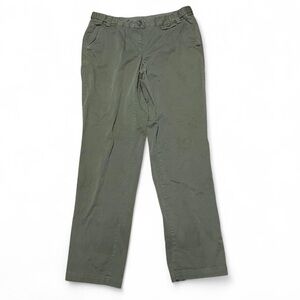 Brooks Brothers Red Fleece Chino Pants Womens Size 8 Green Casual 32x31